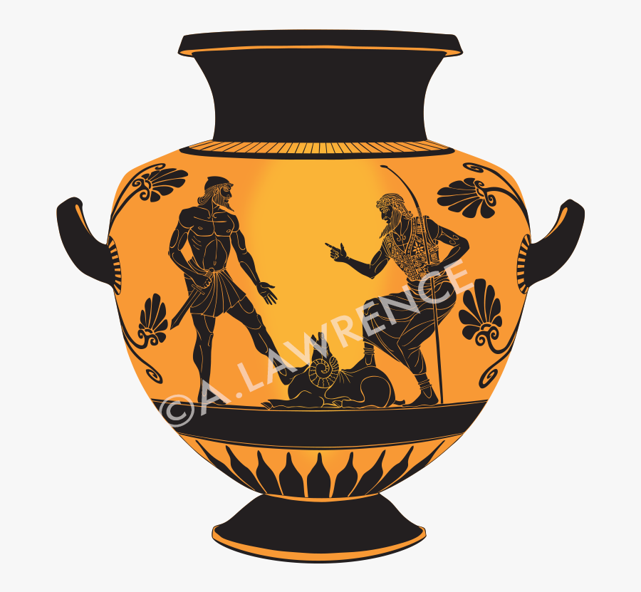 Odysseus Book 11 Vase, Transparent Clipart