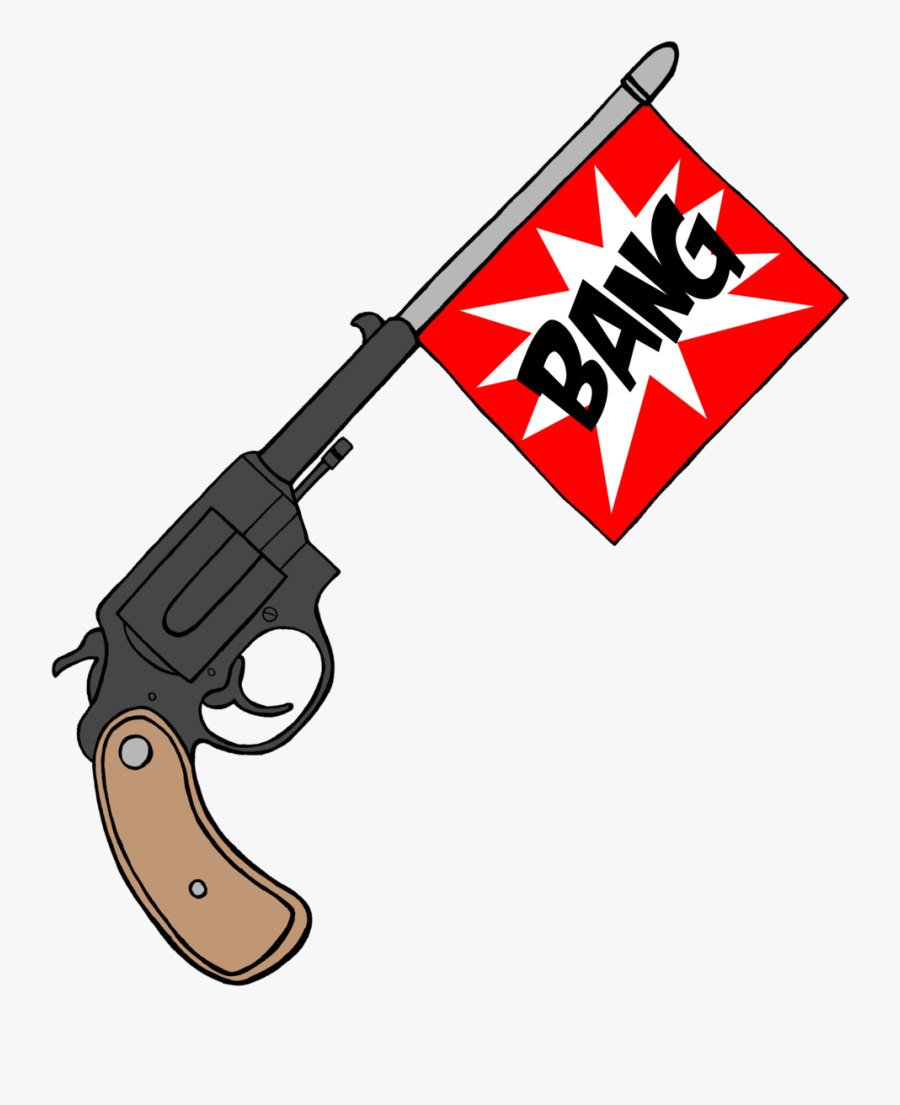 Air Gun Firearm Ranged Weapon - Revolver, Transparent Clipart