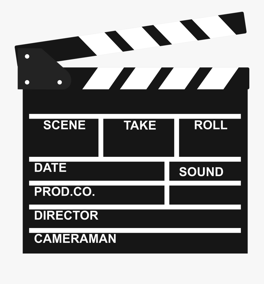 Clapper Film Png, Transparent Clipart