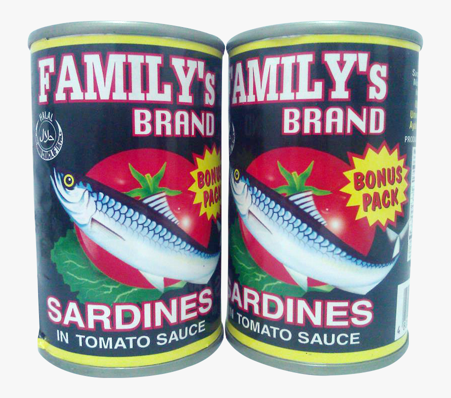 Family Sardines Bonus 155g - Family's Brand Sardines Design, Transparent Clipart