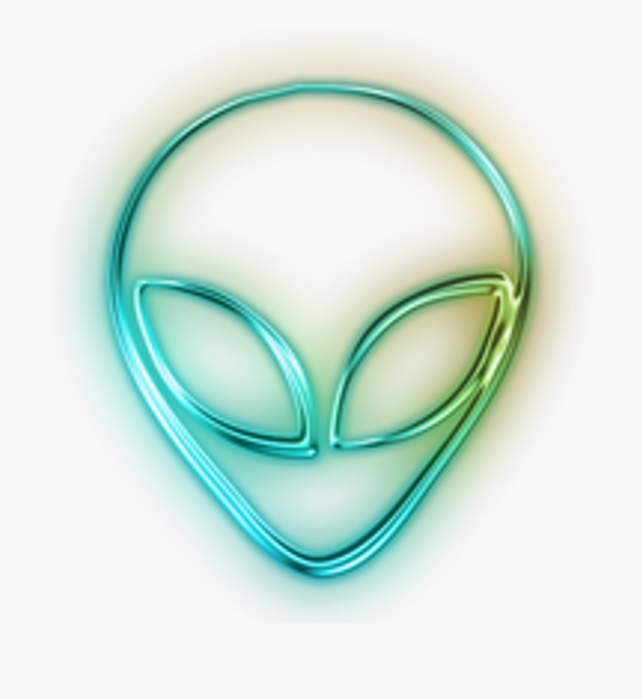 Alien Clipart Neon Green - Alien Neon Png, Transparent Clipart