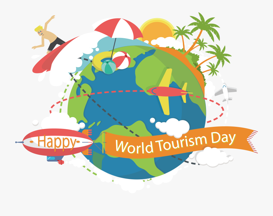Vector Black And White Stock Africa Clipart Travel - World Tourism Day 2019 Theme, Transparent Clipart