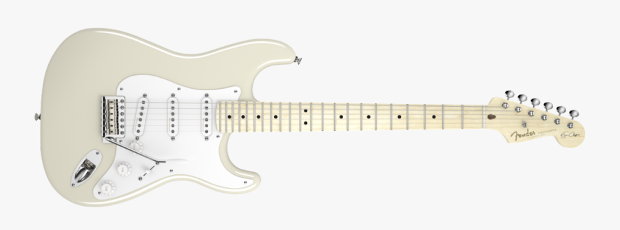 Transparent Stratocaster Clipart - Fender Eric Clapton White, Transparent Clipart