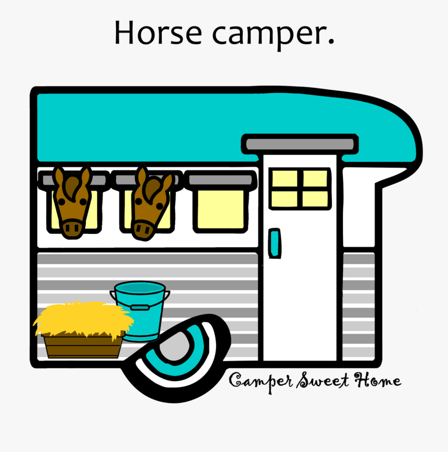 "horse - Pink Campers Clipart, Transparent Clipart