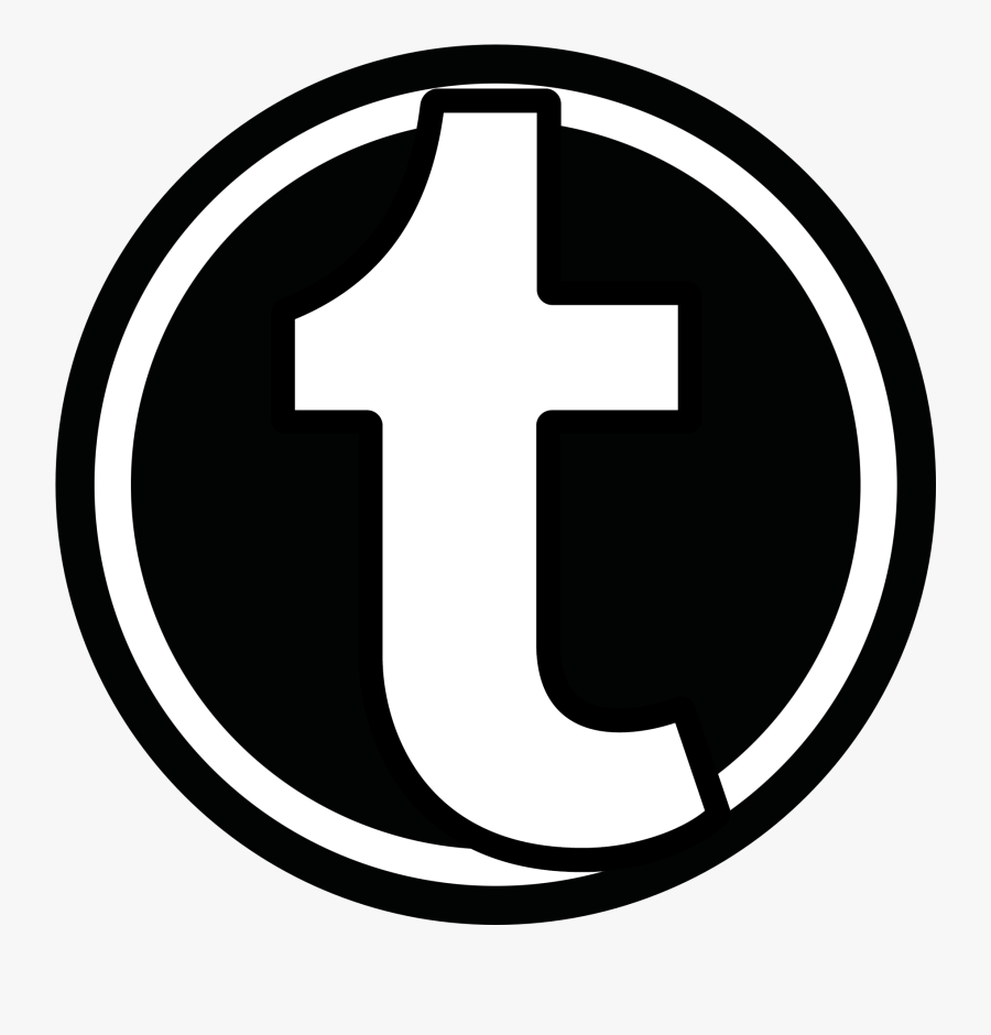 Other Tumblr Icon Png Images - Logo B&w, Transparent Clipart