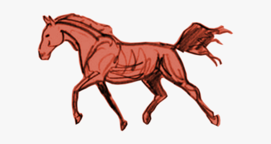 Clipart Horse Trot - Sorrel, Transparent Clipart
