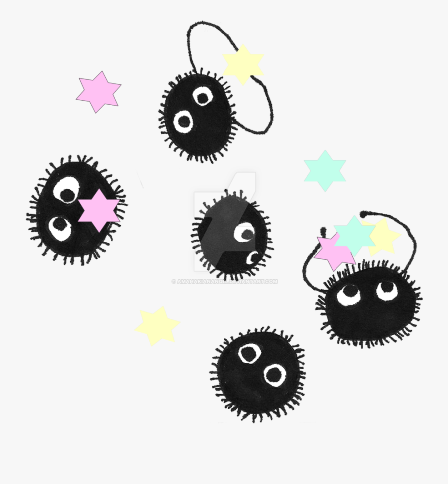Soot Sprite With Candy, Transparent Clipart