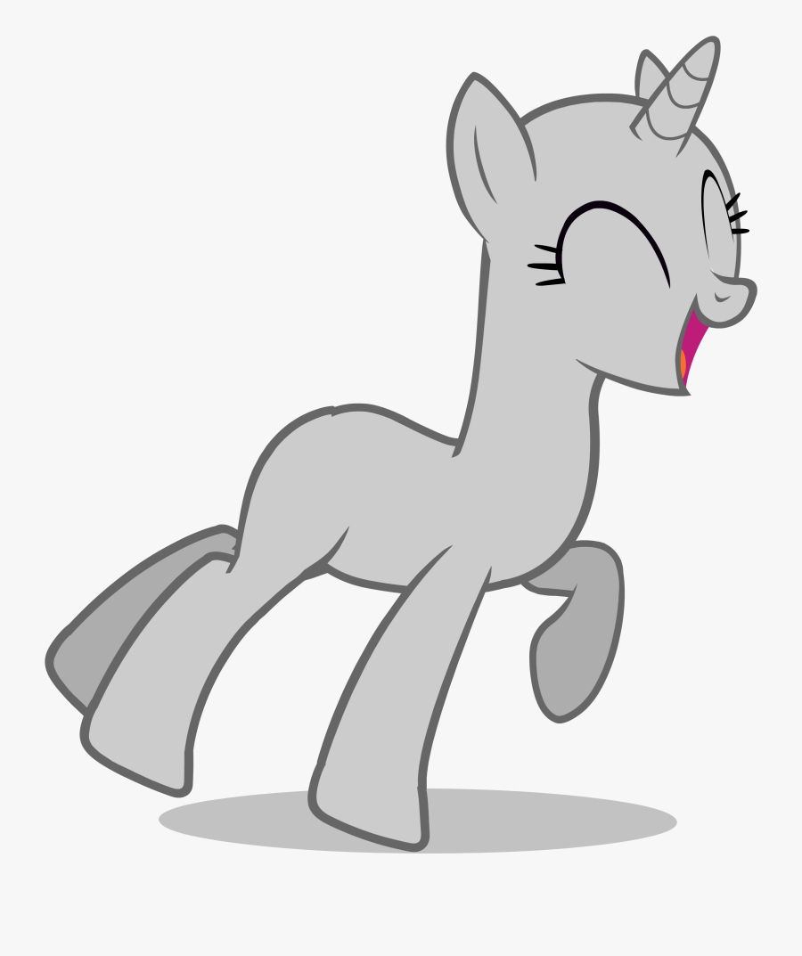 Happy Unicorn Pony Jumping - Unicorn Png My Little Pony, Transparent Clipart