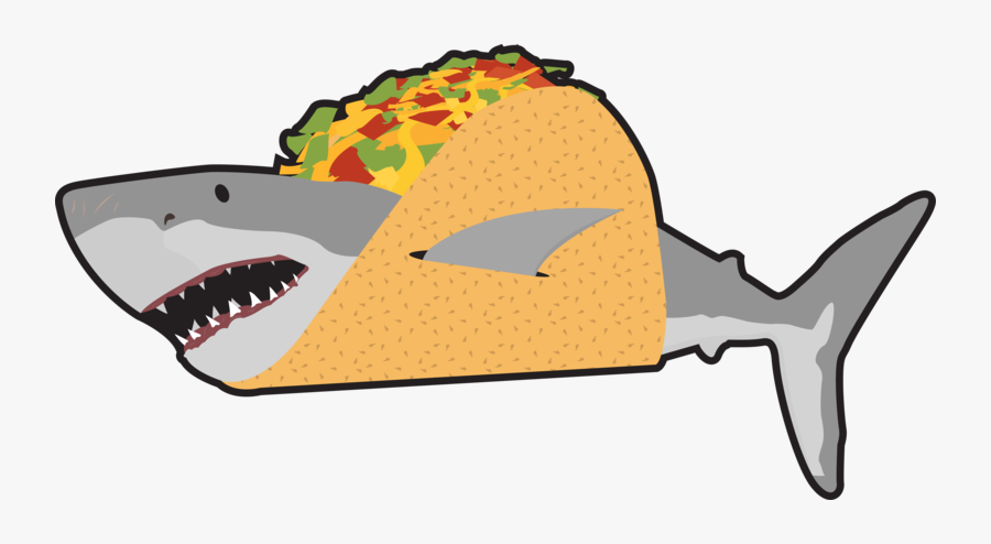 Shark Eating A Taco Clipart , Png Download - Shark Eating A Taco, Transparent Clipart