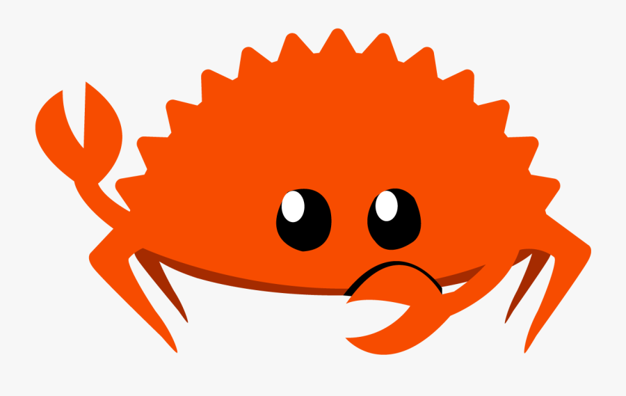 Transparent Rust Logo Png - Rust Programming Language Crab, Transparent Clipart