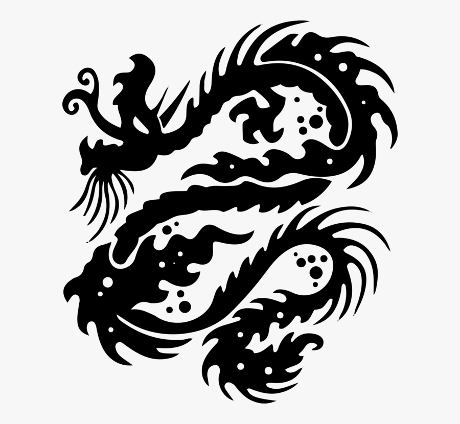 Dragon Clipart Japanese - Women's Small Dragon Tattoo, Transparent Clipart