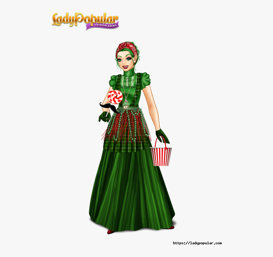 Lady Popular, Transparent Clipart