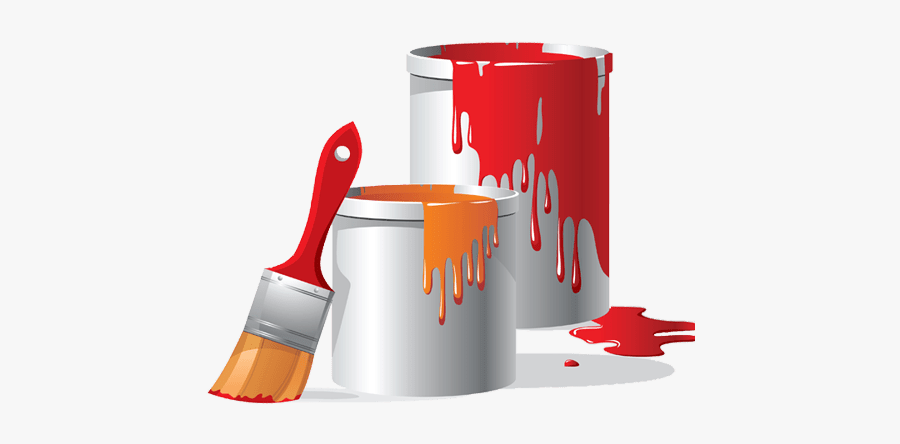 Paint Buckets, Transparent Clipart