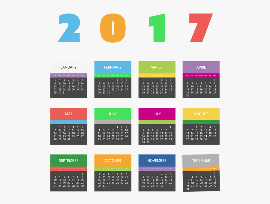 Calendar Clipart Transparent - Portable Network Graphics, Transparent Clipart