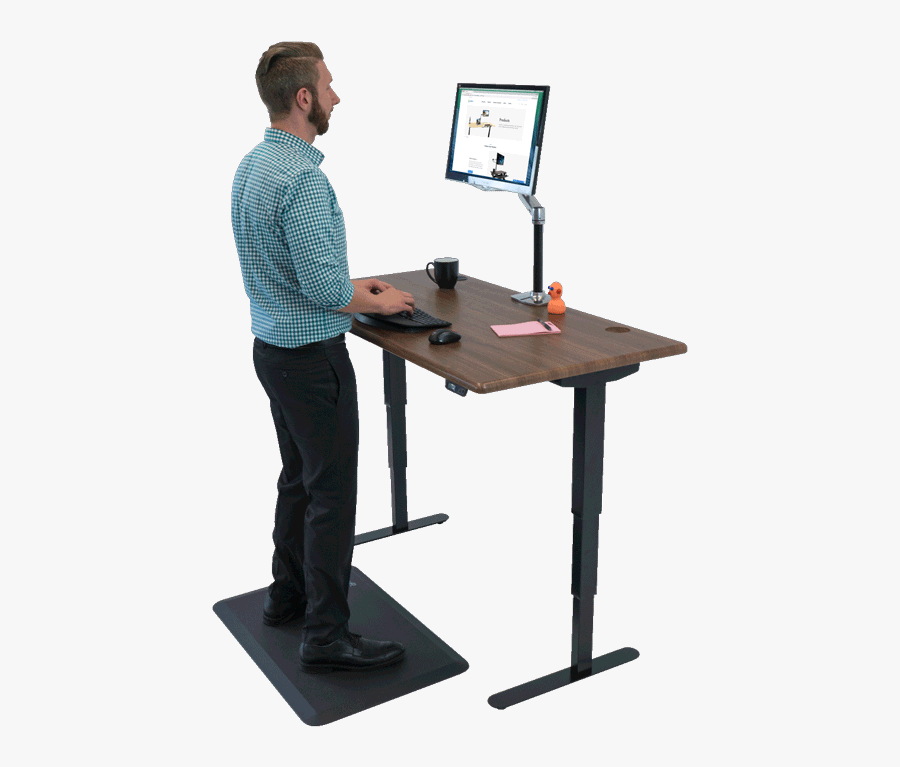 Clip Art Shop Standing Desks Sit - Stand Up Desk, Transparent Clipart