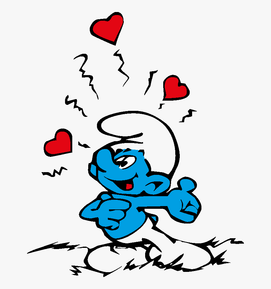 Smurfs Em Preto E Bramco, Transparent Clipart