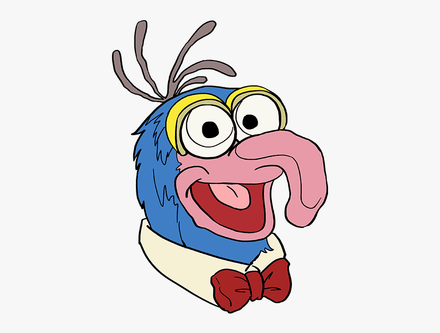 How To Draw Gonzo From The Muppet Show - Draw Gonzo From The Muppets, Transparent Clipart
