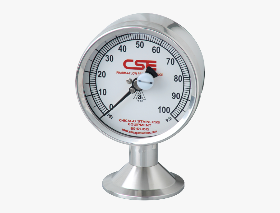 Pharma-flow Pressure Gauge - Gauge, Transparent Clipart