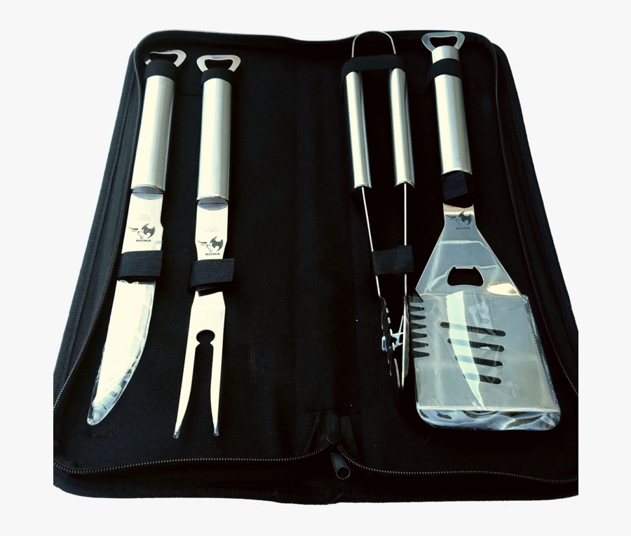 Kona Grill Tools Set - Knife, Transparent Clipart