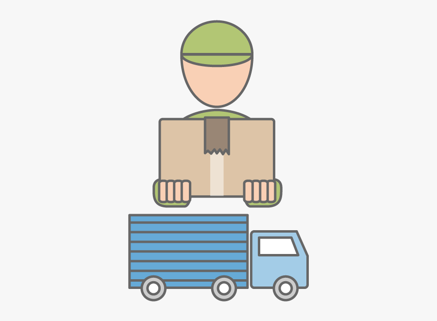 Icon Delivery Truck Material, Transparent Clipart