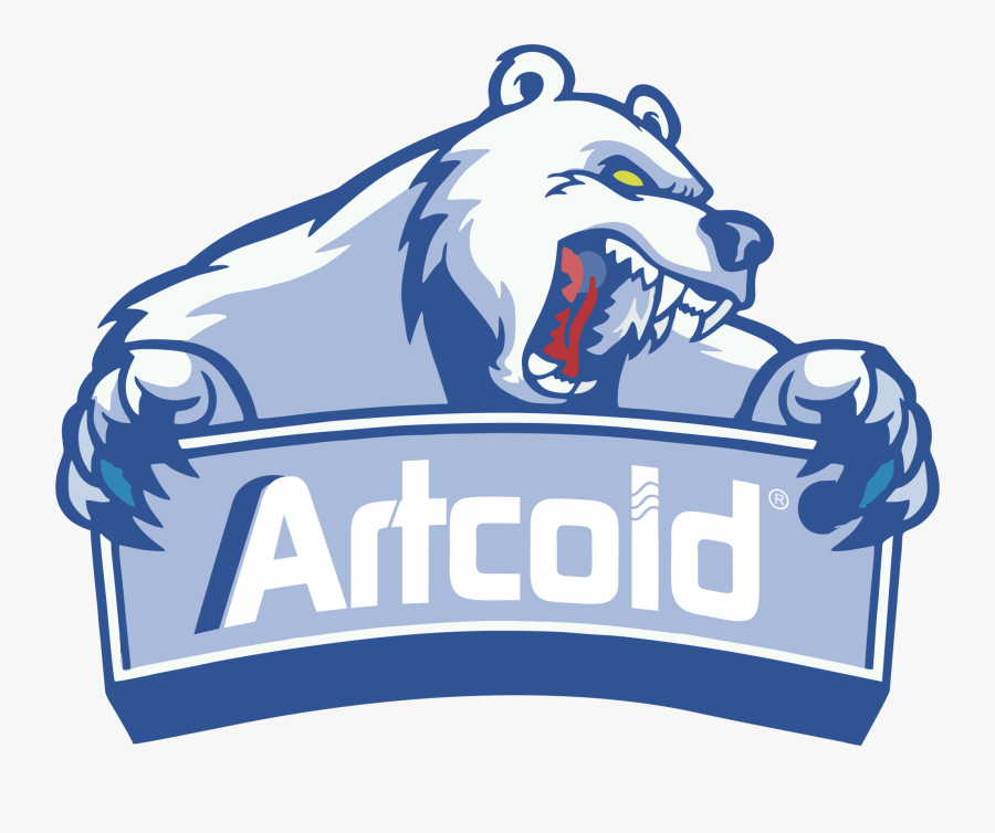 Grizzly Hockey Logo, Transparent Clipart
