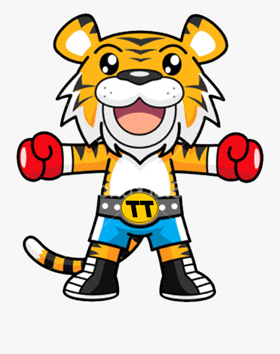 Transparent Tiger Cartoon Png - Tiger Cartoon Sport, Transparent Clipart