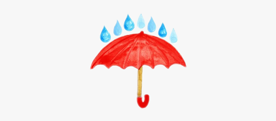 #umbrella #rain #weather #watercolor #spring - Watercolor Rain On Umbrella, Transparent Clipart