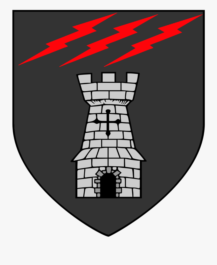 Coats Of Arms With Tower, Transparent Clipart