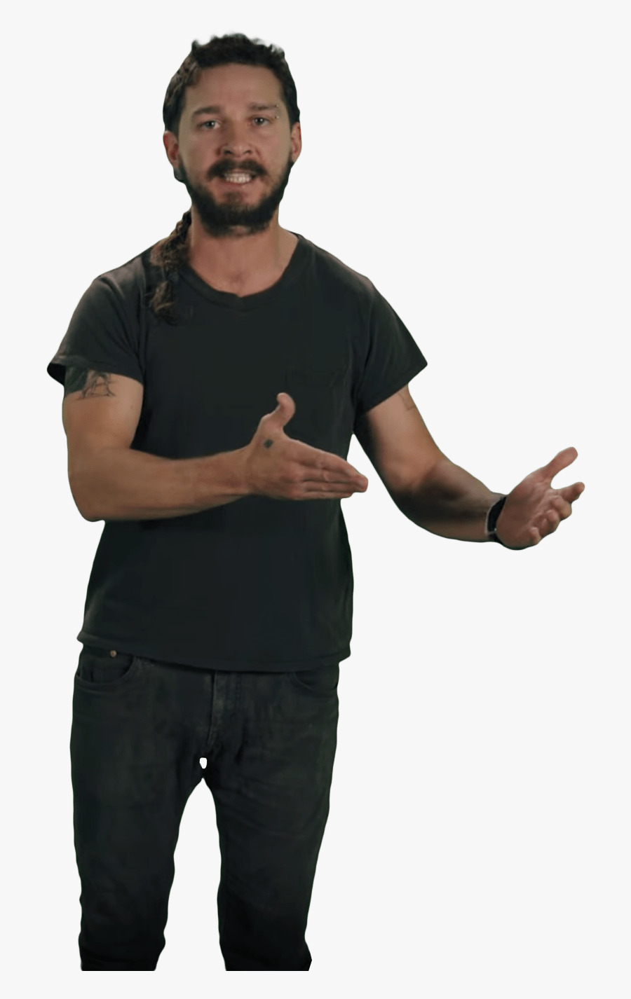 Angry Person Png - Shia Labeouf Png, Transparent Clipart