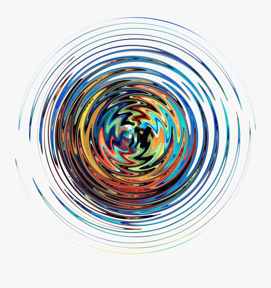 Chromatic Ripples - Ripples Clipart - Transparent Water Ripple Png, Transparent Clipart