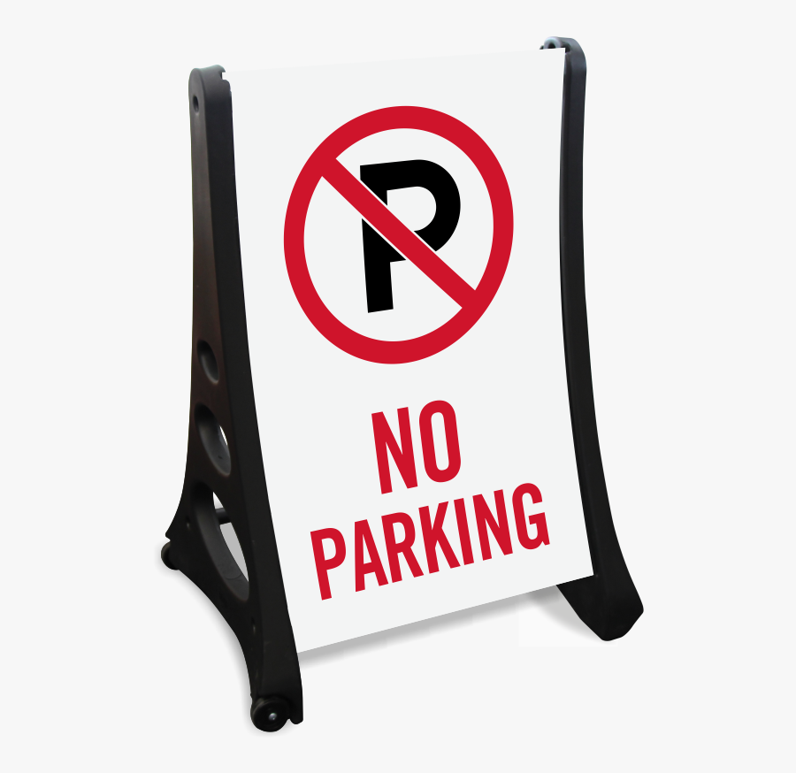Zoom, Price, Buy - No Parking Sign Stand, Transparent Clipart