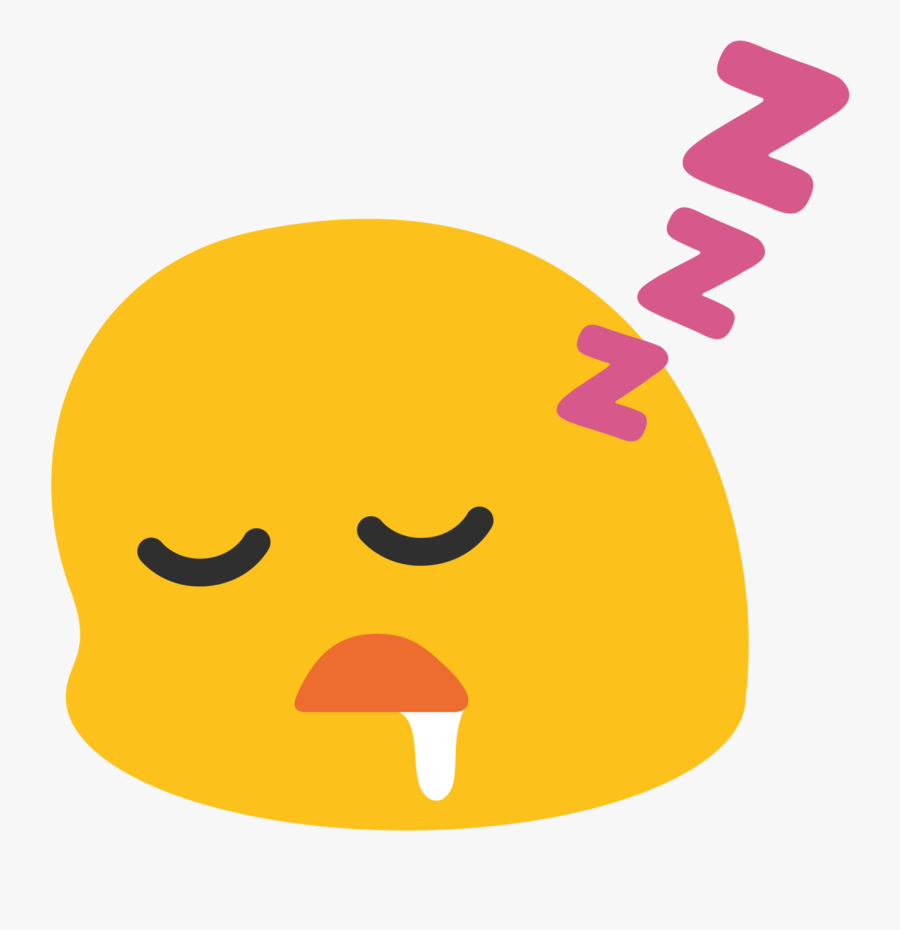 Sleepy Emoji Png - Google Sleeping Emoji, Transparent Clipart