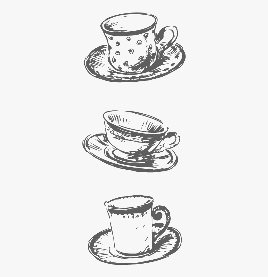 Teacups Clipart, Transparent Clipart