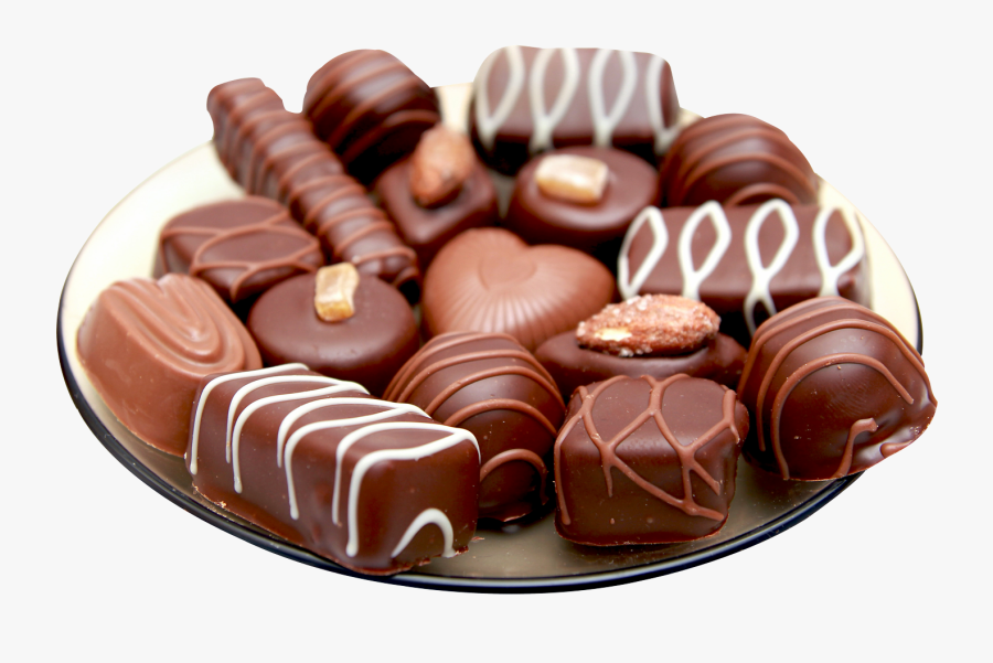 Chocolates In A Plate Png Image - Chocolate Advertisement For Diwali, Transparent Clipart