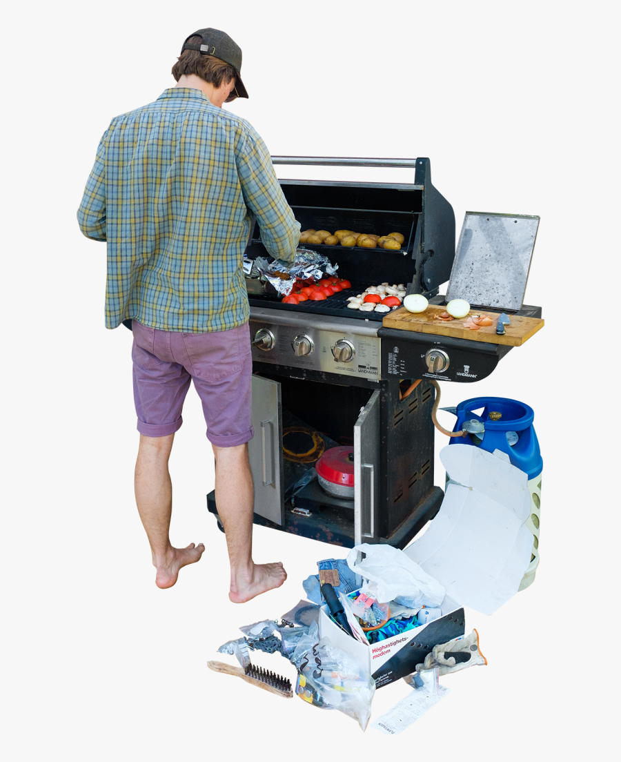 Kickstarts The Barbecue Season Png Image - Cut Out People Bbq, Transparent Clipart