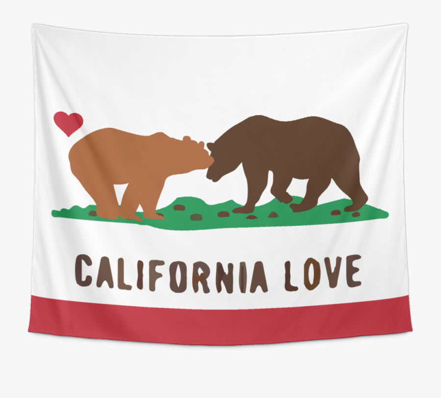 Clip Art Wall Tapestry California Republic - Herd, Transparent Clipart