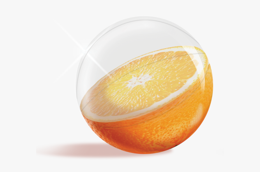 Orange Fruit Inflatable Beach Ball - Fruit Beach Ball, Transparent Clipart