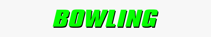 Bowling Text Png, Transparent Clipart