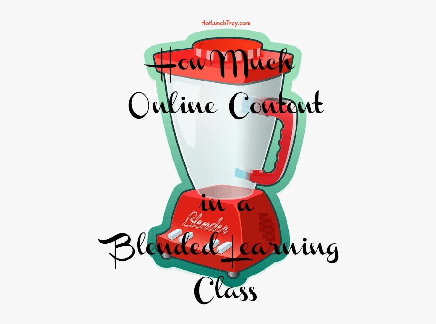 How Much Online Content In A Blended Learning Class - Blender, Transparent Clipart