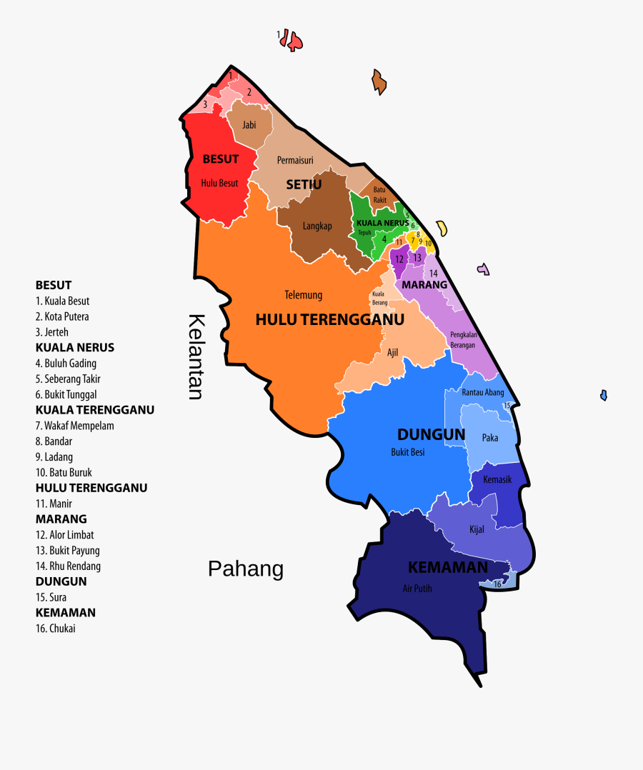 New Electoral Map Map Terengganu Kuala Nerus Free Transparent   231 2318288 New Electoral Map Map Terengganu Kuala Nerus 