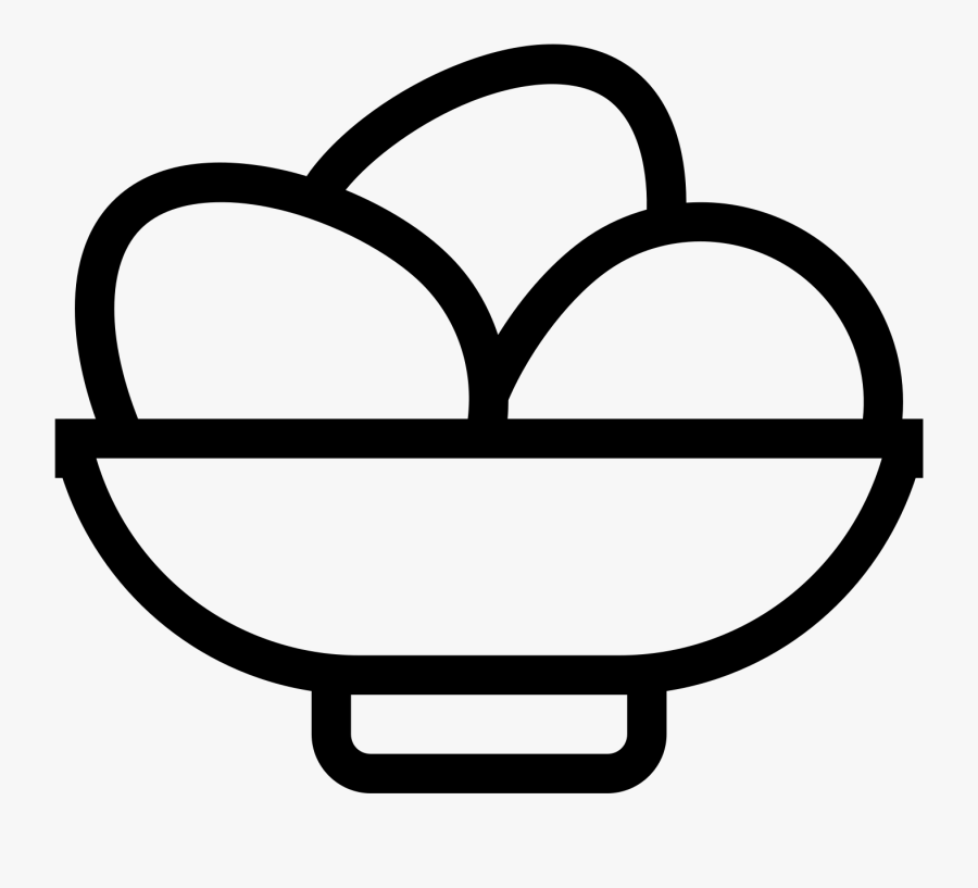 Eggs Vector Line - Eggs In Basket Icon, Transparent Clipart