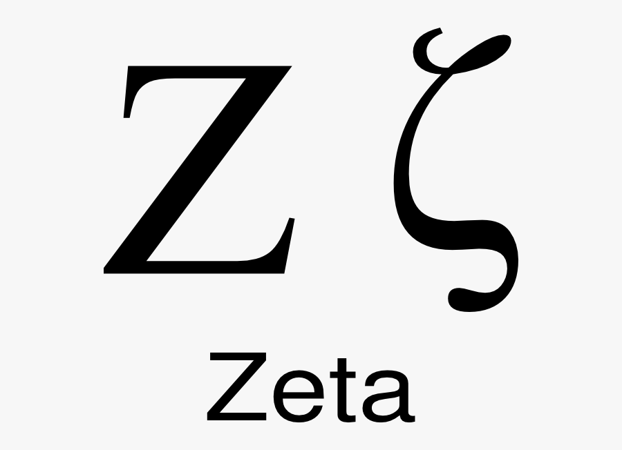 Zeta Vector, Transparent Clipart