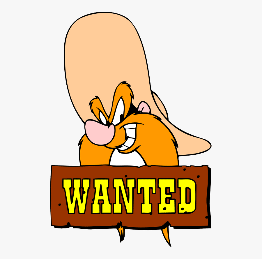 Yosemite Sam Vector - Yosemite Sam Wanted Looney Tunes, Transparent Clipart