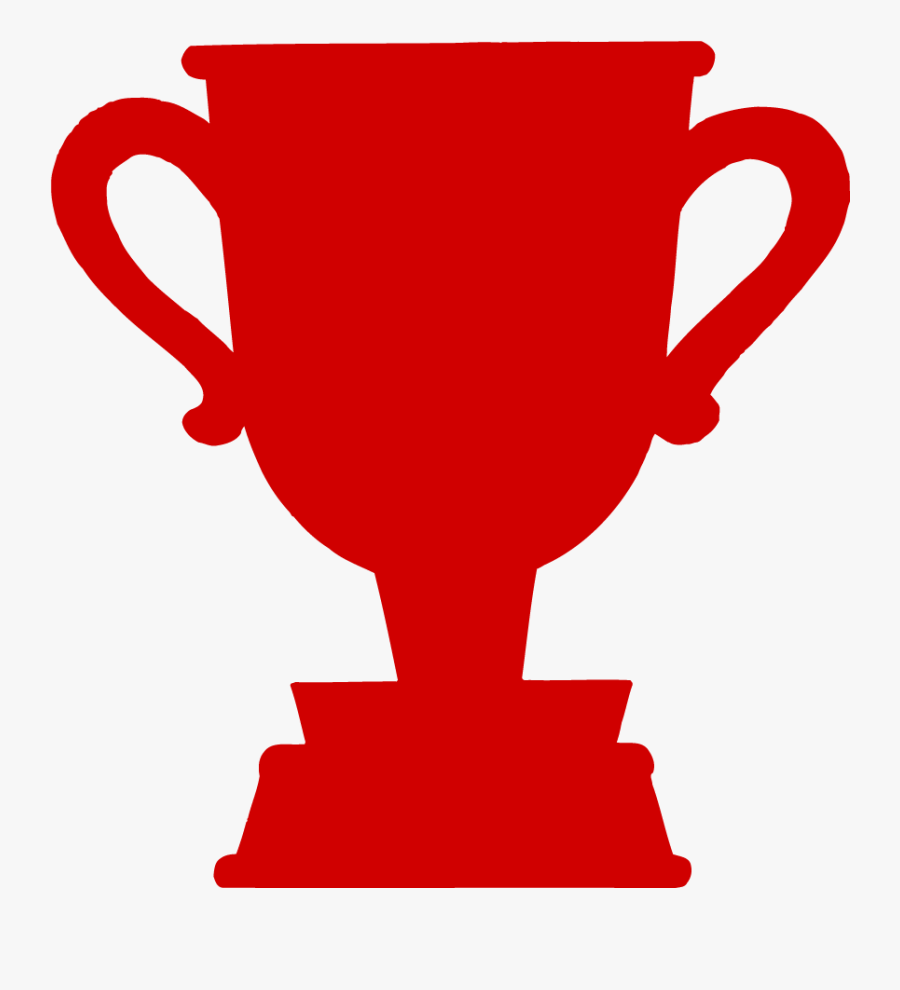 Trophy Clipart Red - Red Trophy Icon Png, Transparent Clipart