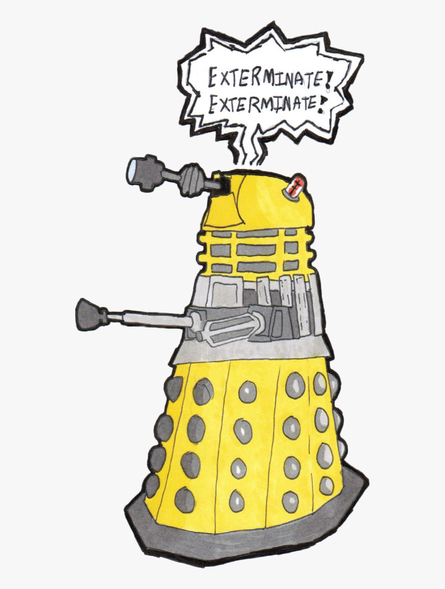 Collection Of Free Dalek Drawing Clipart Download On - Dalek Transparent Background, Transparent Clipart