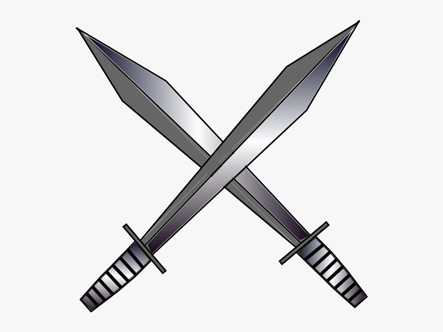 Grey Swards Clip Art - Sword Clip Art, Transparent Clipart