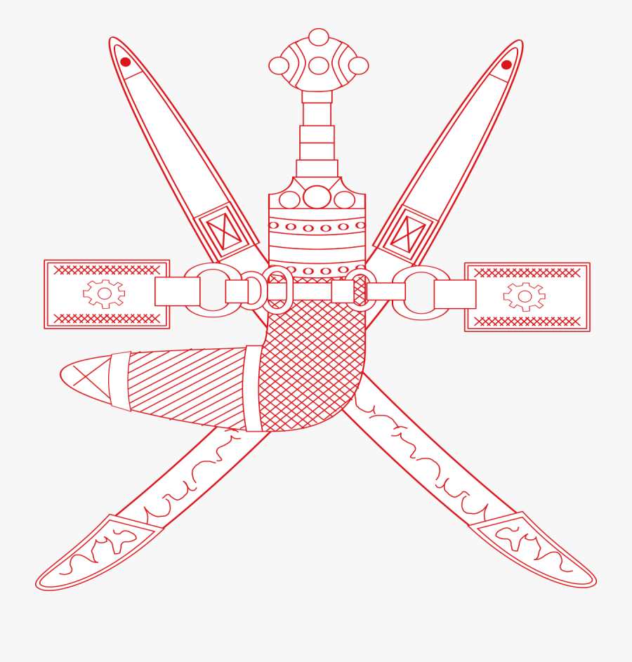 Oman Coat Of Arms, Transparent Clipart