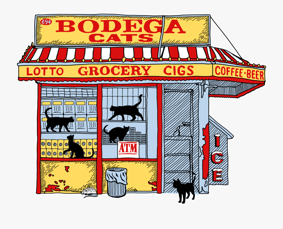 Bodega Store Front, Transparent Clipart