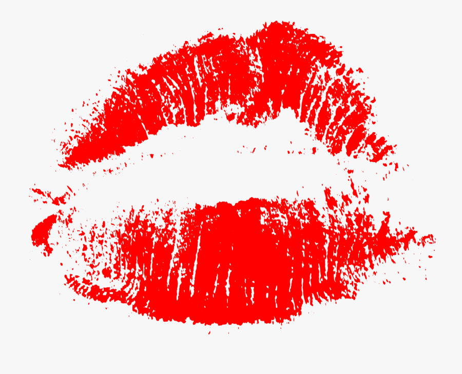 Kiss Print Png - Red Kiss Print Png, Transparent Clipart