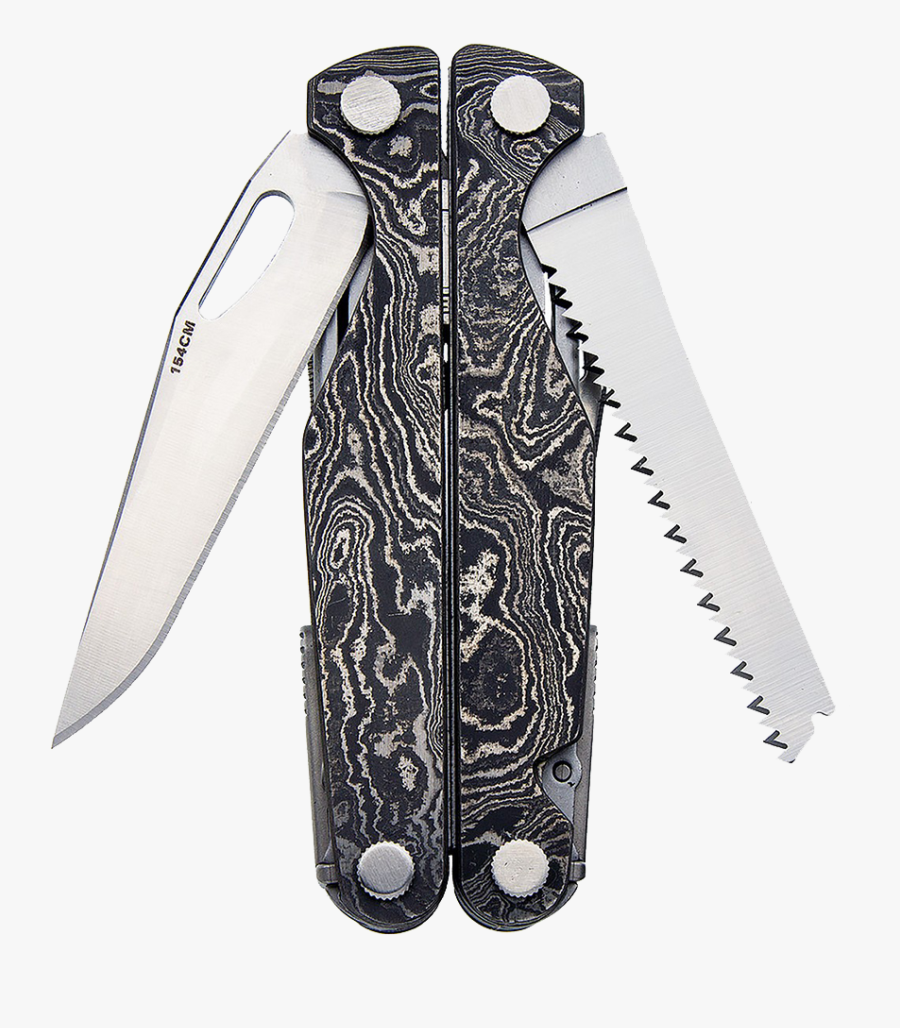 Limited Edition Charge Damascus Handle - Hunting Knife, Transparent Clipart